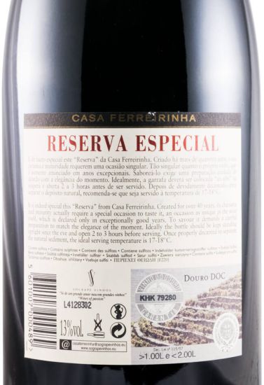 2001 Casa Ferreirinha Reserva Especial tinto 1,5L