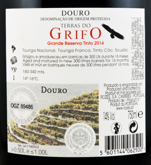 2014 Terras do Grifo Grande Reserva tinto