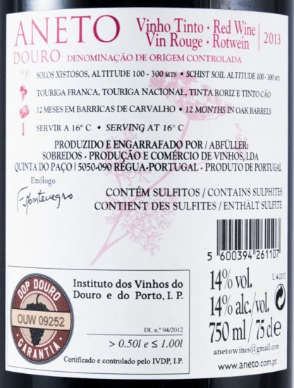 2013 Aneto red
