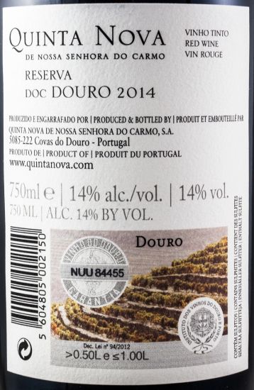 2014 Quinta Nova Reserva red