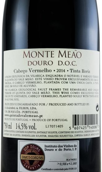 2014 Monte Meão Vinha do Cabeço Vermelho Tinta Roriz tinto