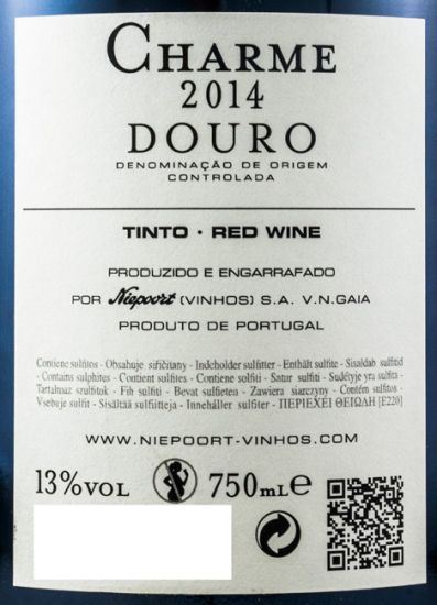 2014 Niepoort Charme red
