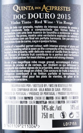 2015 Quinta dos Aciprestes red