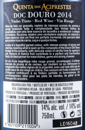 2014 Quinta dos Aciprestes tinto