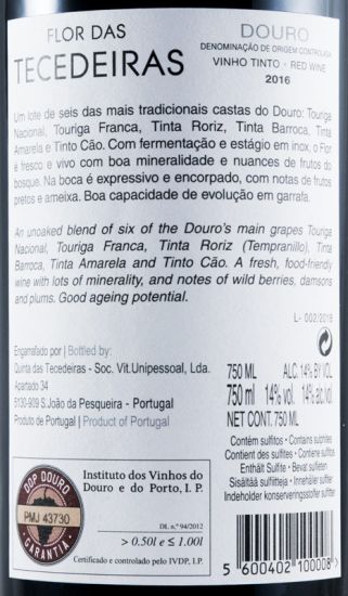 2016 Flor das Tecedeiras red