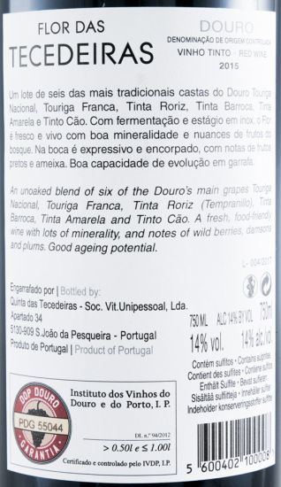 2015 Flor das Tecedeiras tinto