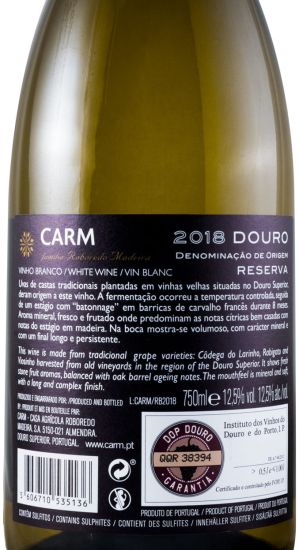 2018 CARM Reserva branco