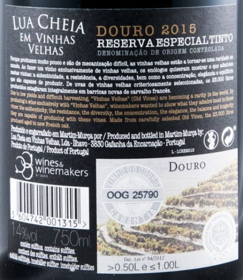 2015 Lua Cheia em Vinhas Velhas Reserva Especial tinto