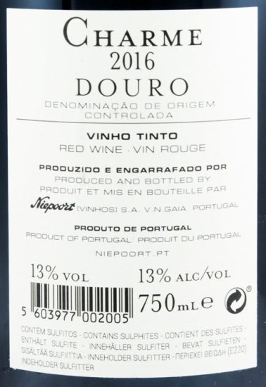 2016 Niepoort Charme tinto