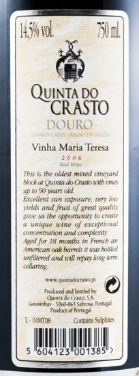 2006 Quinta do Crasto Vinha Maria Teresa red