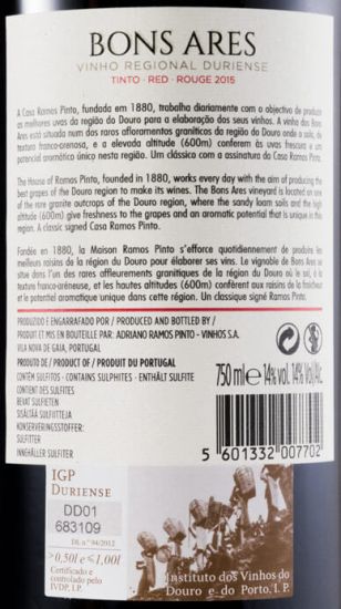 2015 Quinta dos Bons Ares tinto