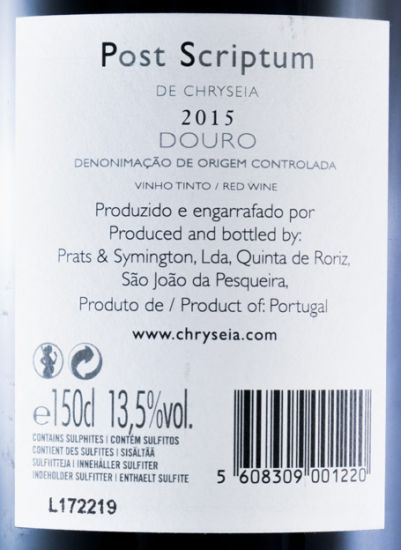 2015 Post Scriptum tinto 1,5L