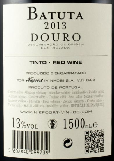 2013 Niepoort Batuta tinto 1,5L