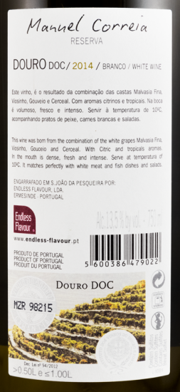 2014 Manuel Correia Reserva branco