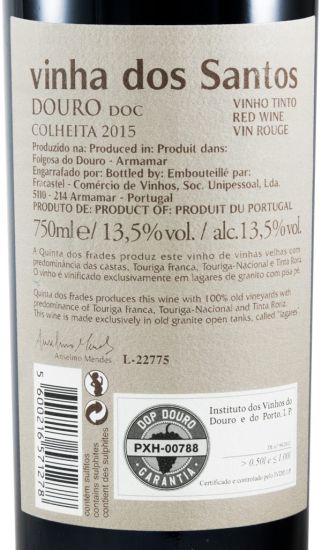 2015 Vinha dos Santos red