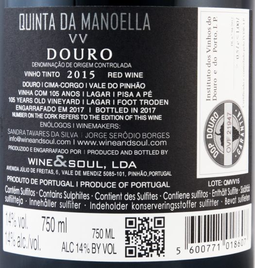 2015 Quinta da Manoella Vinhas Velhas red