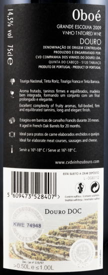 2009 Oboé Grande Escolha tinto