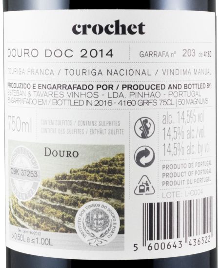 2014 Esteban & Tavares Crochet tinto