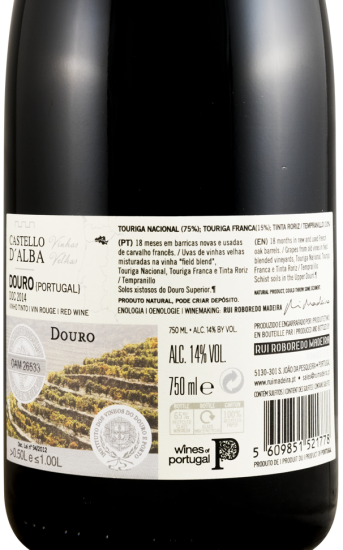 2014 Castello D'Alba Vinhas Velhas Grande Reserva red