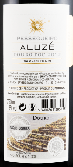 2012 Quinta do Pessegueiro Aluzé tinto