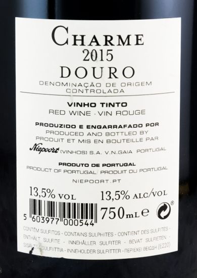 2015 Niepoort Charme tinto