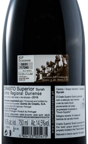 2016 Crasto Superior Syrah tinto
