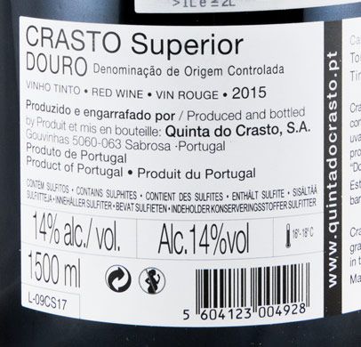 2015 Crasto Superior red 1.5L