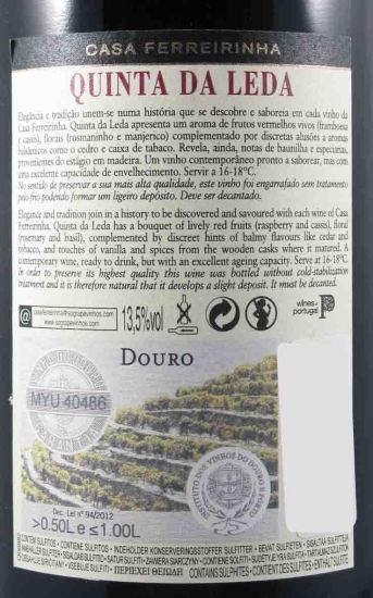 2012 Casa Ferreirinha Quinta da Leda tinto