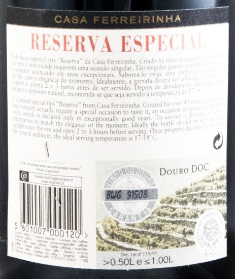 1997 Casa Ferreirinha Reserva Especial tinto