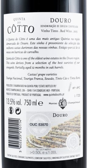 2015 Quinta do Côtto red