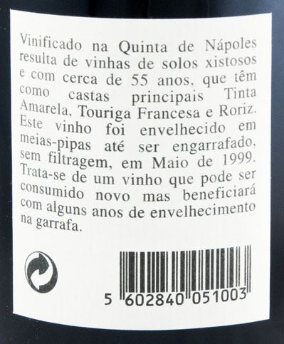 1996 Niepoort Redoma red