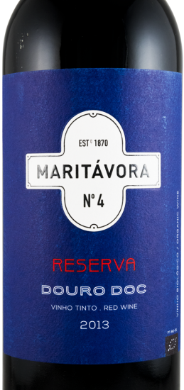 2013 Maritávora Reserva organic red