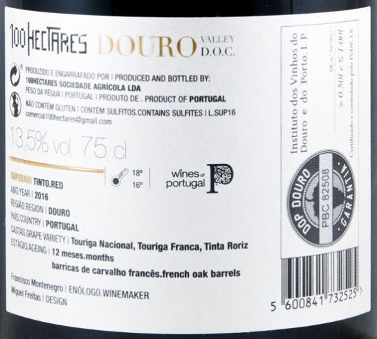 2016 100 Hectares Superior tinto