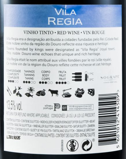 2017 Vila Regia tinto