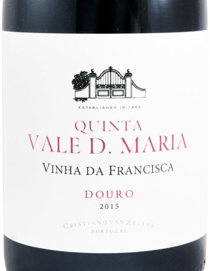 2015 Quinta Vale D. Maria Vinha da Francisca red