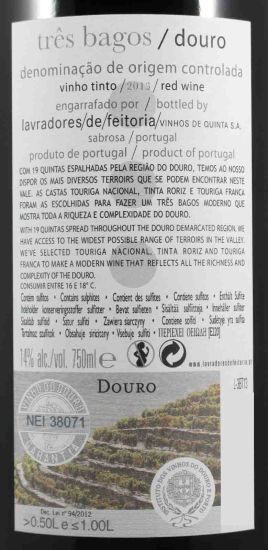 2013 Lavradores da Feitoria Três Bagos tinto