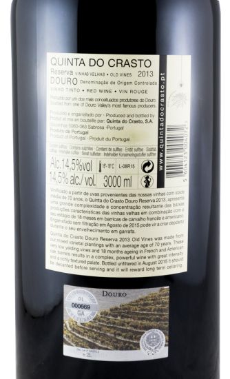 2013 Quinta do Crasto Reserva V.V tinto 3L