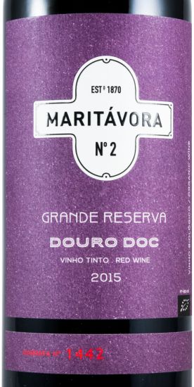 2015 Maritávora Vinhas Velhas Grande Reserva organic red