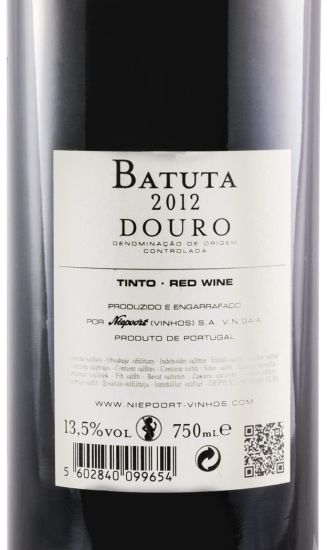 2012 Niepoort Batuta tinto