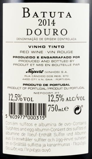 2014 Niepoort Batuta tinto