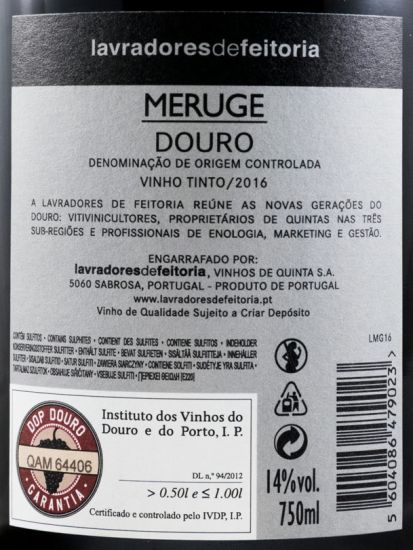 2016 Lavradores de Feitoria Meruge tinto
