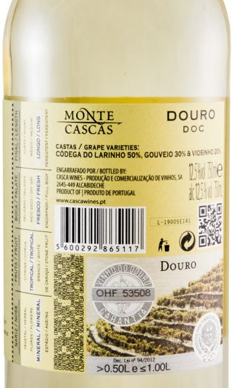 2016 Monte Cascas Douro branco