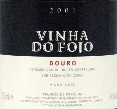 2001 Vinha do Fojo tinto