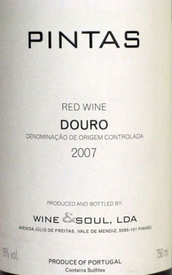 2007 Pintas tinto
