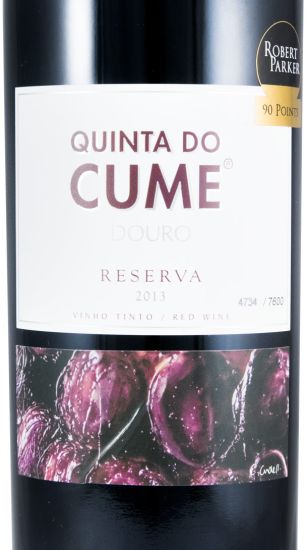 2013 Quinta do Cume Reserva red