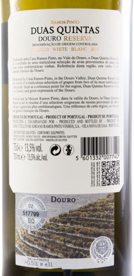 2016 Duas Quintas Reserva branco