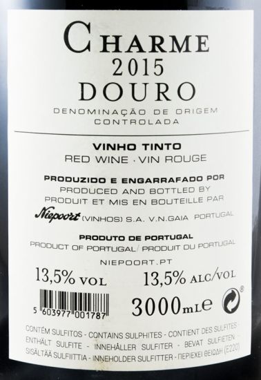 2015 Niepoort Charme red 3L