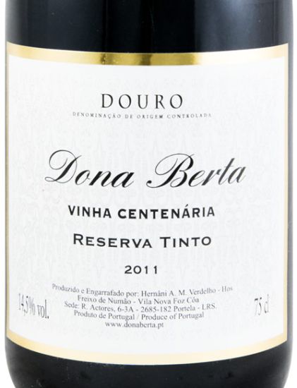 2011 Dona Berta Vinha Centenária red