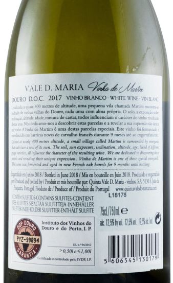 2017 Vale D. Maria Vinha de Martim branco