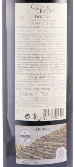 2009 Quinta do Crasto Vinhas Velhas Reserva tinto